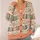 Colorful Bookshelf Florals for Cozy Autumn Reading and Everyday Study Style for Teens All-over Print Knitted Cardigan - 4