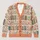 Colorful Bookshelf Florals for Cozy Autumn Reading and Everyday Study Style for Teens All-over Print Knitted Cardigan - 1