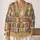 Whimsical Bookshelf Cats And Globes For Cozy Reading Nooks And Book Lover Style All-over Print Knitted Cardigan - 2