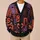 Kawaii Halloween Cats, Bats, Ghosts And Witch Hats For Cozy October Party Nights All-over Print Knitted Cardigan - 6