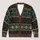 Nordic Skeleton Fair Isle Motif For Cozy Winter Days And Retro Casual Style All-over Print Knitted Cardigan - 1