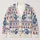 Opossum Stay Weird Read Books Winter Folk Art for Cozy Everyday Book Lovers All-over Print Knitted Cardigan - 1