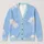 Soft White Cloud Florals for Relaxed Everyday Layering All-over Print Knitted Cardigan - 1