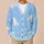 Soft White Cloud Florals for Relaxed Everyday Layering All-over Print Knitted Cardigan - 6