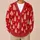 Christmas Tree Holiday Cheer for Cozy Winter Celebrations and Festive Gatherings All-over Print Knitted Cardigan - 6