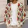 Sacred Heart Motifs for Cozy Autumn Layering and Everyday Bohemian Style for Women All-over Print Knitted Cardigan - 5