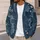 Indigo Patchwork Florals for Cozy Autumn Layering and Everyday Style All-over Print Knitted Cardigan - 5