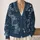 Indigo Patchwork Florals for Cozy Autumn Layering and Everyday Style All-over Print Knitted Cardigan - 2