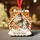 Personalized Gingerbread House Shaker Ornament – Custom Family & Pet Names, Year Christmas Keepsake - 2