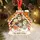 Personalized Gingerbread House Shaker Ornament – Custom Family & Pet Names, Year Christmas Keepsake - 3