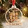 Personalized Family Shaker Ornament – Custom Gingerbread Family & Pets, Santa Sleigh Keepsake - 3