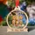 Personalized Family Shaker Ornament – Custom Gingerbread Family & Pets, Santa Sleigh Keepsake - 5