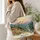 Mountain Valley Cottage With Wildflowers For Cozy Nature-Loving Everyday Adventures Quilted Tote Bag - 3