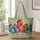 Colorful Funny Chicken Hens for Farmhouse Living and Chicken Lover Gifts Quilted Tote Bag - 1