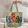 Colorful Funny Chicken Hens for Farmhouse Living and Chicken Lover Gifts Quilted Tote Bag - 5