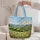 Rolling Green Hills and Wildflowers for Cottagecore Getaways and Nature-Loving Women Quilted Tote Bag - 5