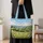 Rolling Green Hills and Wildflowers for Cottagecore Getaways and Nature-Loving Women Quilted Tote Bag - 4
