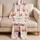 Cute Watercolor Red Crab Beach Daywear For Women And Summer Getaways By The Sea Satin Pajamas Set - 5