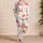 Cute Watercolor Red Crab Beach Daywear For Women And Summer Getaways By The Sea Satin Pajamas Set - 4