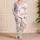 Pink Sea Turtle Coastal Style for Beach Getaways, Cozy Lounging, and Gift Giving Satin Pajamas Set - 4