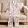 Pink Sea Turtle Coastal Style for Beach Getaways, Cozy Lounging, and Gift Giving Satin Pajamas Set - 5