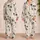 Dachshund Milk Tea Floral Cozy Home Gift for Dog Lovers and Cute Pet Fans Everyday Satin Pajamas Set - 2
