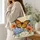 Monarch Butterfly Wildflower Garden for Summer Outings and Nature-Loving Women Gifts Quilted Tote Bag - 3