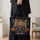 Dancing Skeletons and Pumpkins for Halloween Parties and Spooky Season Quilted Tote Bag - 4