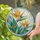 Bird of Paradise Blooms for Tropical Summer Garden and Bright Coastal Home Accents Stained Glass Suncatcher - 2