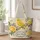 Golden Canary and Yellow Roses for Spring Garden Lovers and Birdwatchers Quilted Tote Bag - 1