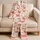 Cheerful Crab Motif For Beach Vacation Relaxation And Coastal Summer Gift For Her Satin Pajamas Set - 5