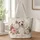 Elegant White Poodle in Vintage Rose Garden for Cottagecore Gift Giving Pet Lovers Quilted Tote Bag - 1