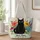 Black Cat Among Colorful Garden Blooms for Whimsical Everyday Adventures and Gifting Quilted Tote Bag - 1