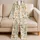 Pastel Cat Bunny Bird Motifs for Cozy Spring Nights, Home Lounging, and Gift Giving Satin Pajamas Set - 5