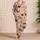 Cat And Dog Faces On Blush Pink For Cozy Gift Giving Women Satin Pajamas Set - 4