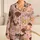 Cat And Dog Faces On Blush Pink For Cozy Gift Giving Women Satin Pajamas Set - 1