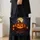 Moonlit Jack-O’-Lantern Garden for Halloween Night and Autumn Outings Quilted Tote Bag - 4