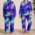 Twilight Rainbow Sky Look For Cozy Evenings At Home And Giftable Nights For Her Style Satin Pajamas Set - 2