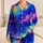 Twilight Rainbow Sky Look For Cozy Evenings At Home And Giftable Nights For Her Style Satin Pajamas Set - 1