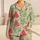 Watercolor Watermelon Slice Summer Loungewear Gift for Cozy Home and Vacation Use Satin Pajamas Set - 1