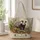 Woodland Badger and Forest Wildflowers for Nature Lovers and Cozy Autumn Outings Quilted Tote Bag - 1