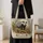 Woodland Badger and Forest Wildflowers for Nature Lovers and Cozy Autumn Outings Quilted Tote Bag - 4