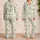 Coastal Shell And Starfish Resort Lounge Essential For Women Beach Getaways Warm White Satin Pajamas Set - 2