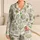Coastal Shell And Starfish Resort Lounge Essential For Women Beach Getaways Warm White Satin Pajamas Set - 1