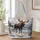 Majestic Moose Beside Snowy Alpine Lake for Cozy Winter Nature Lovers and Cabin Escapes Quilted Tote Bag - 1