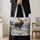 Majestic Moose Beside Snowy Alpine Lake for Cozy Winter Nature Lovers and Cabin Escapes Quilted Tote Bag - 4