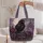 Moonlit Raven, Gothic Roses and Castle for Halloween Night Out Gift Quilted Tote Bag - 5