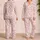 Blush Cherry Blossom Blooms Cozy Evening Lounge Gift For Women And Girls At Home Satin Pajamas Set - 2