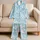Tropical Hibiscus Resort Lounge Style for Warm Nights, Giftable Coastal Look for Women Satin Pajamas Set - 5