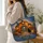 Whimsical Pumpkin Cottage And Black Cat For Cozy Autumn Halloween Gift For Her Lovers Quilted Tote Bag - 3